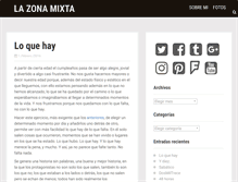 Tablet Screenshot of lazonamixta.com